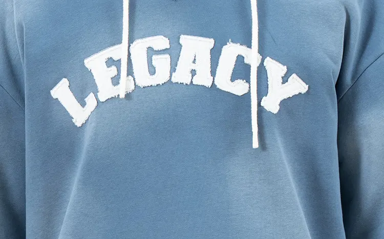 Blue Short Sleeve Hooded Tracksuit with White Side-Stripe Pants
